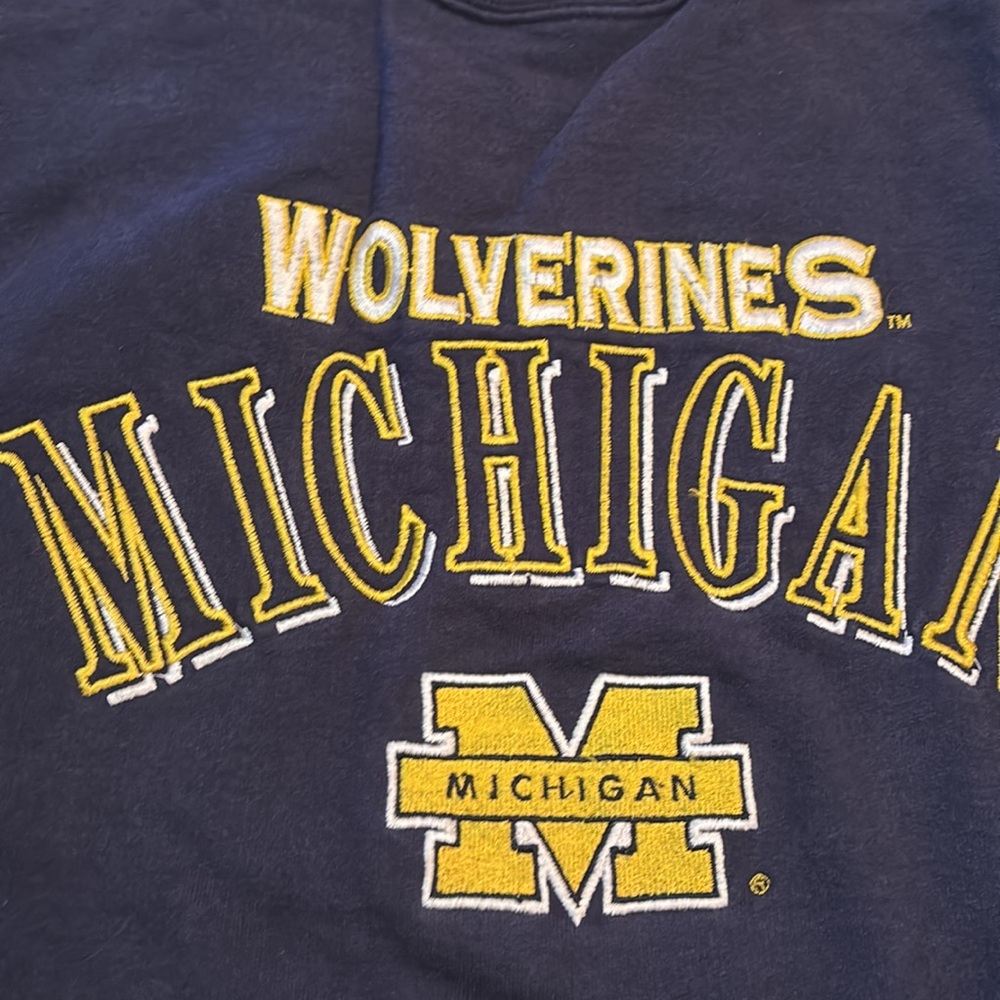 Vintage Michigan Wolverines Crewneck sweatshirt - Picture 3 of 7